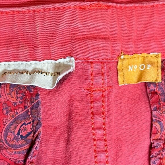 #87 Anthropologie Pilcro and the Letterpress Button Front Denim Skirt - Picture 4 of 7